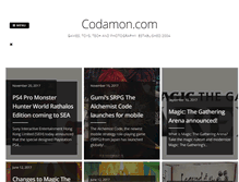 Tablet Screenshot of codamon.com